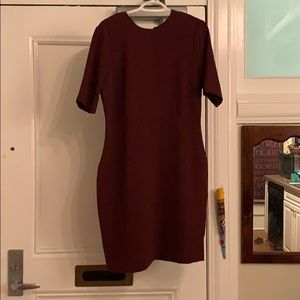 H&M’s Open back red dress